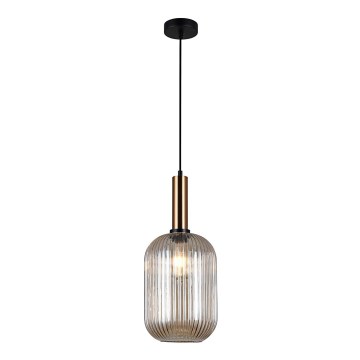 ITALUX - Chandelier on a string ANTIOLA 1xE27/40W/230V d. 20 cm bronze