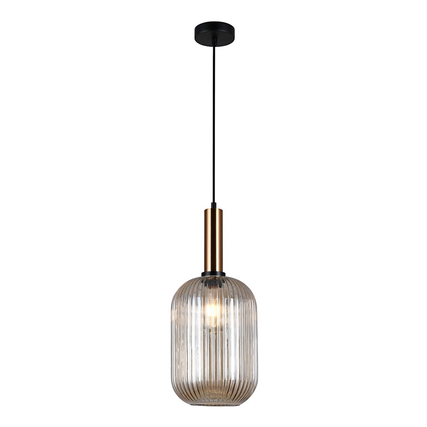 ITALUX - Chandelier on a string ANTIOLA 1xE27/40W/230V d. 20 cm bronze