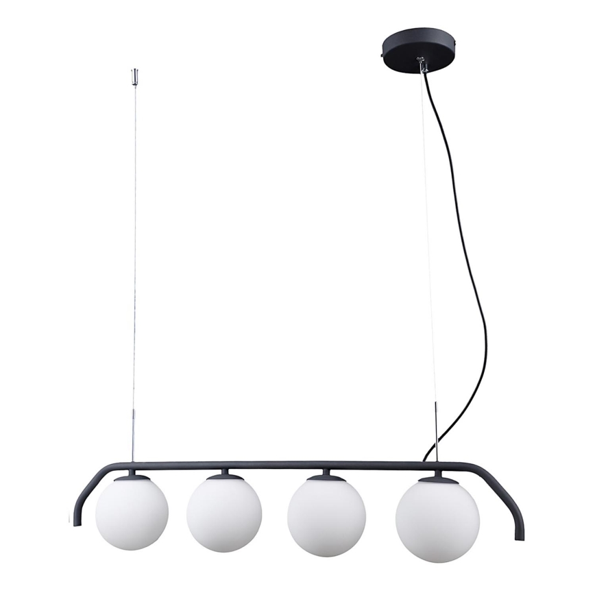 ITALUX - Chandelier on a string CARIMI 4xG9/5W/230V black