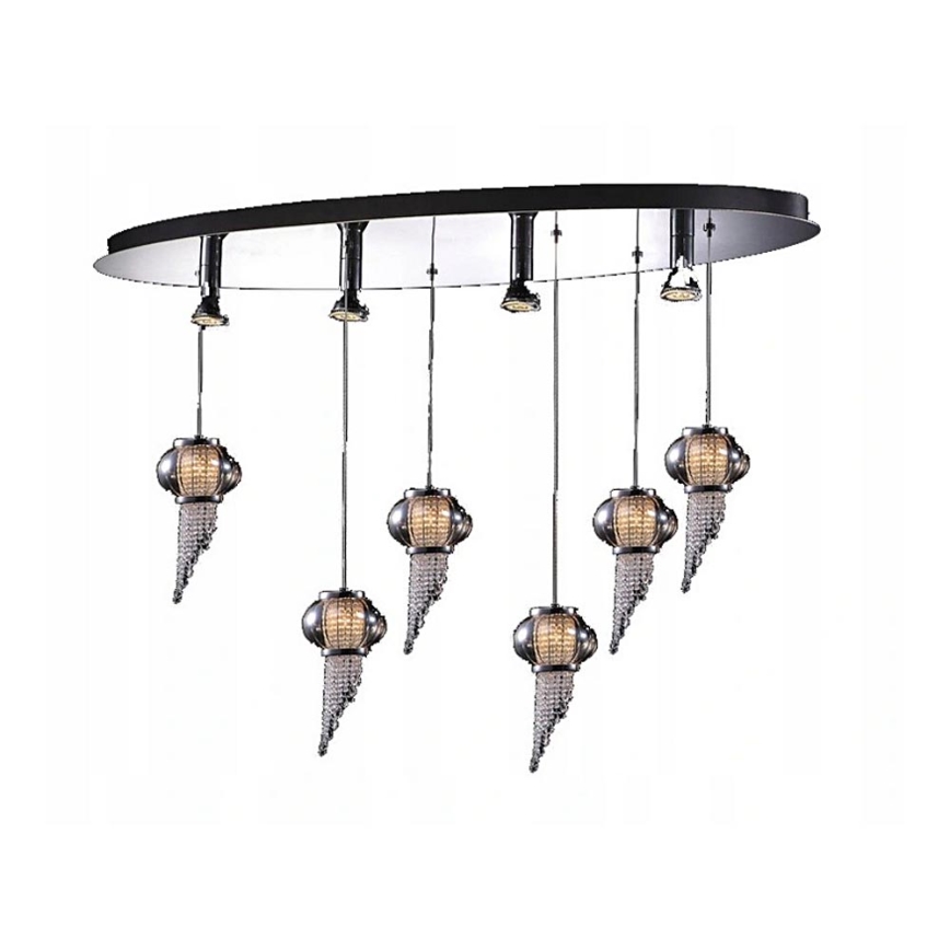 ITALUX - Chandelier on a string CARLO 10xG4/20W/230V