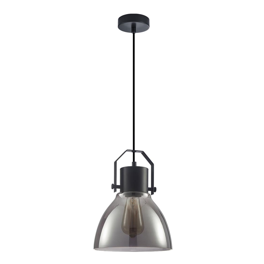 ITALUX - Chandelier on a string DARLENA 1xE27/40W/230V black