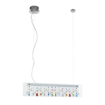 ITALUX - Chandelier on a string DOMINO 15xG4/20W/230V