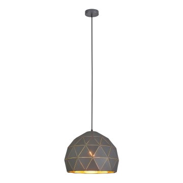 ITALUX - Chandelier on a string HARLEY 1xE27/40W/230V anthracite