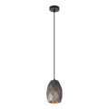 ITALUX - Chandelier on a string HARLEY 1xE27/40W/230V anthracite
