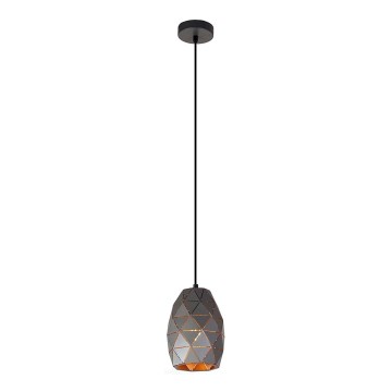 ITALUX - Chandelier on a string HARLEY 1xE27/40W/230V anthracite
