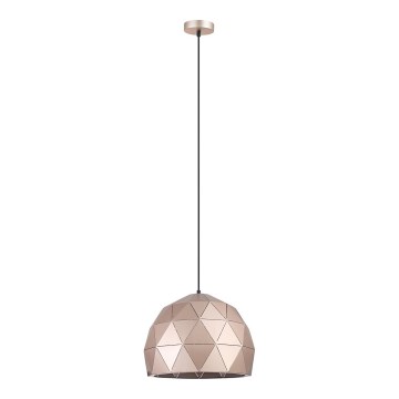 ITALUX - Chandelier on a string HARLEY 1xE27/40W/230V Rose gold