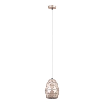 ITALUX - Chandelier on a string HARLEY 1xE27/40W/230V Rose gold