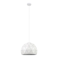 ITALUX - Chandelier on a string HARLEY 1xE27/40W/230V white