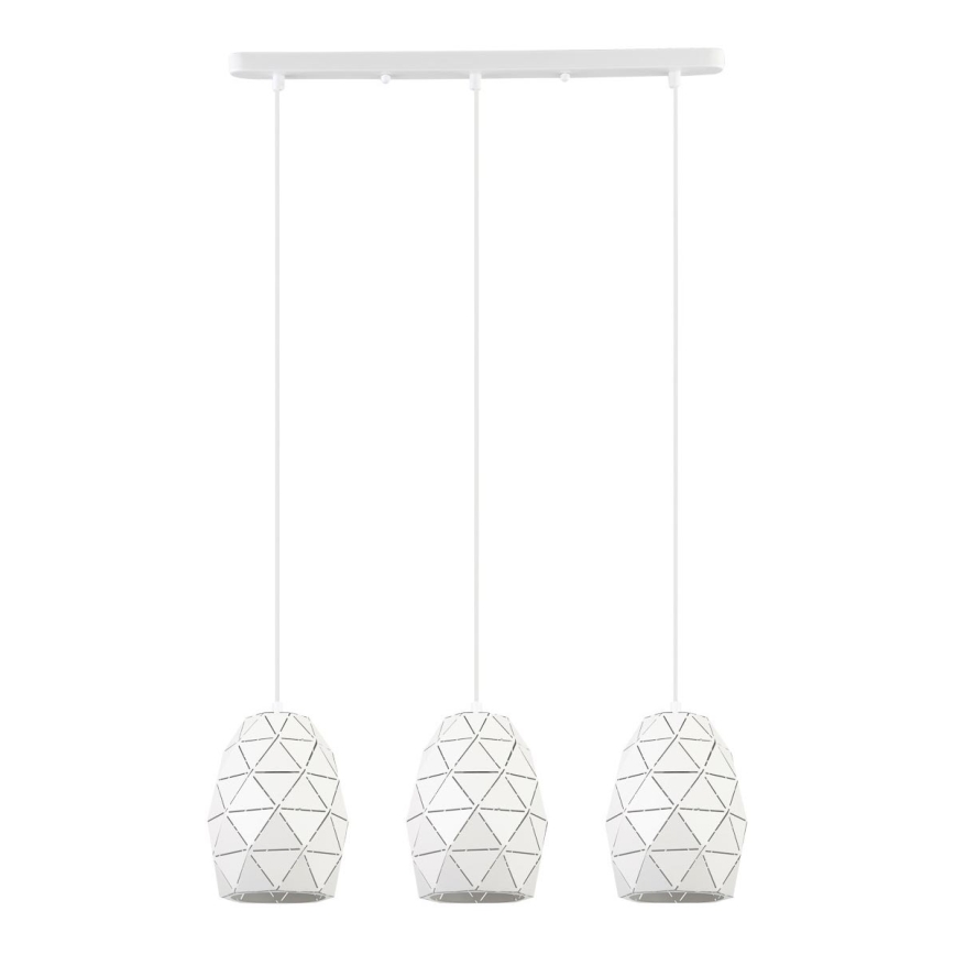 ITALUX - Chandelier on a string HARLEY 3xE27/40W/230V white