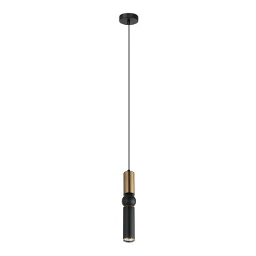 ITALUX - Chandelier on a string ISIDORA 1xGU10/25W/230V black/bronze