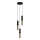 ITALUX - Chandelier on a string ISIDORA 3xGU10/25W/230V black/bronze