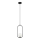 ITALUX - Chandelier on a string LUPUS 1xG9/25W/230V black