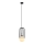 ITALUX - Chandelier on a string MATTY 1xE27/40W/230V d. 15 cm black