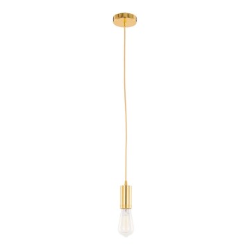 ITALUX - Chandelier on a string MODERNA 1xE27/60W/230V gold