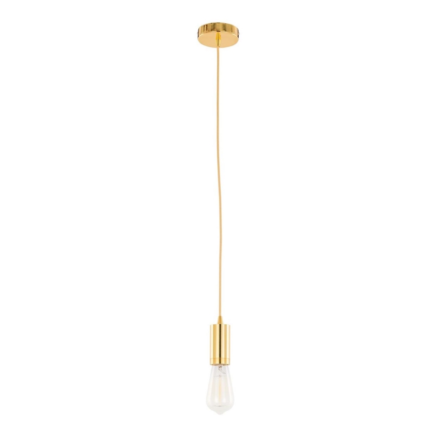 ITALUX - Chandelier on a string MODERNA 1xE27/60W/230V gold