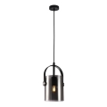 ITALUX - Chandelier on a string NANESMA 1xE27/40W/230V black