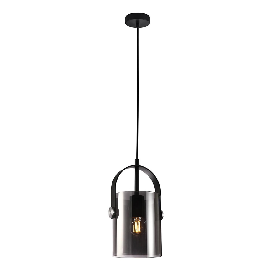 ITALUX - Chandelier on a string NANESMA 1xE27/40W/230V black
