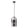 ITALUX - Chandelier on a string NANESMA 1xE27/40W/230V black