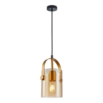ITALUX - Chandelier on a string NANESMA 1xE27/40W/230V gold