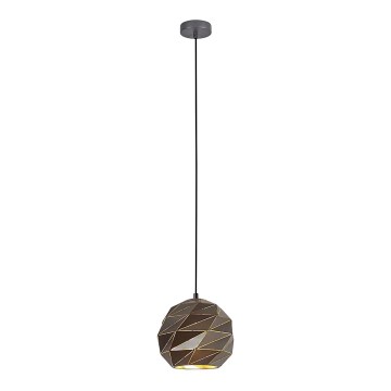 ITALUX - Chandelier on a string PALERMO 1xE27/40W/230V d. 23 cm anthracite