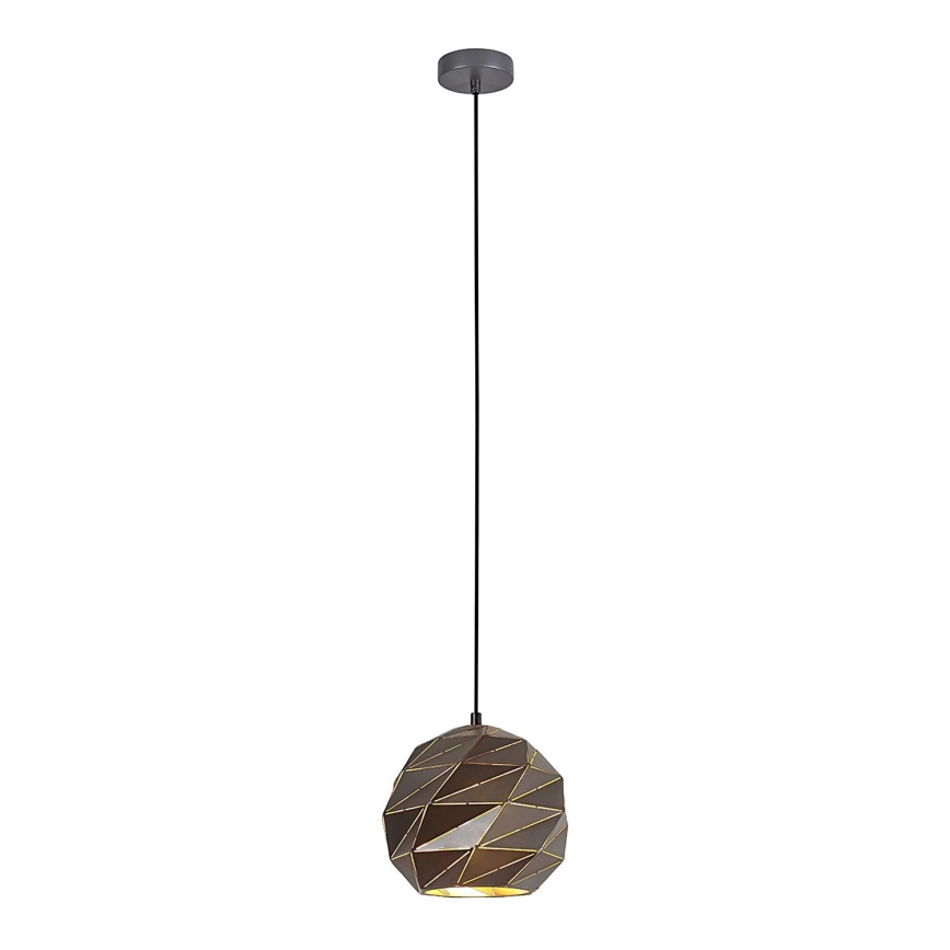 ITALUX - Chandelier on a string PALERMO 1xE27/40W/230V d. 23 cm anthracite