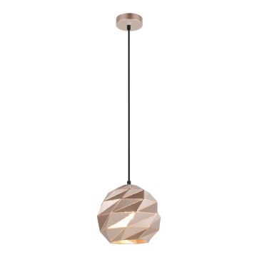 ITALUX - Chandelier on a string PALERMO 1xE27/40W/230V d. 23 cm Rose gold
