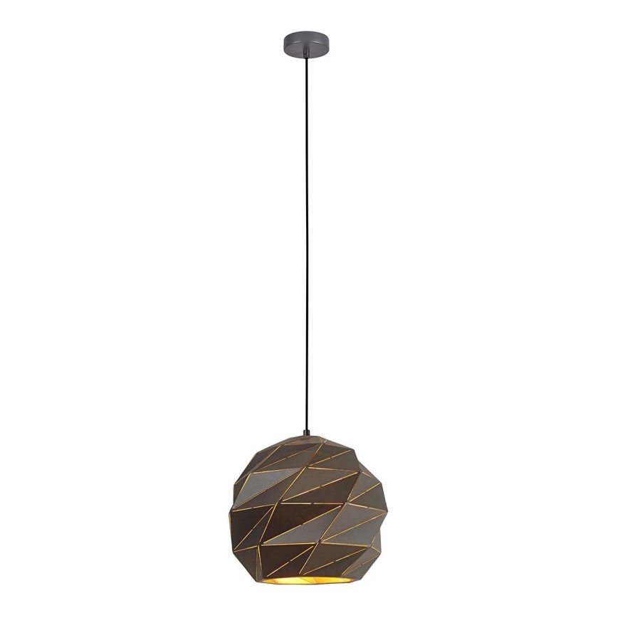 ITALUX - Chandelier on a string PALERMO 1xE27/40W/230V d. 32 cm anthracite