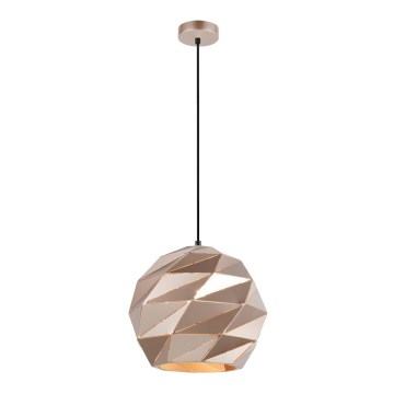 ITALUX - Chandelier on a string PALERMO 1xE27/40W/230V d. 32 cm Rose gold