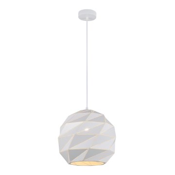 ITALUX - Chandelier on a string PALERMO 1xE27/40W/230V d. 32 cm white