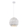 ITALUX - Chandelier on a string PALERMO 1xE27/40W/230V d. 32 cm white