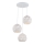 ITALUX - Chandelier on a string PALERMO 3xE27/40W/230V white