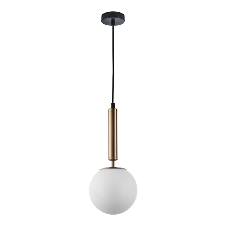 ITALUX - Chandelier on a string RAVENA 1xE27/10W/230V black/gold