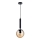 ITALUX - Chandelier on a string RAVENA 1xE27/10W/230V black