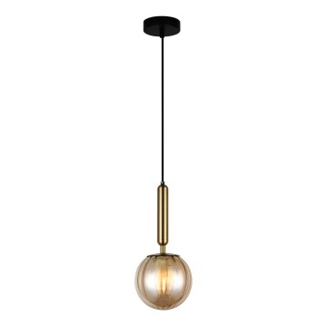 ITALUX - Chandelier on a string RAVENA 1xE27/5W/230V brass