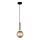 ITALUX - Chandelier on a string RAVENA 1xE27/5W/230V brass