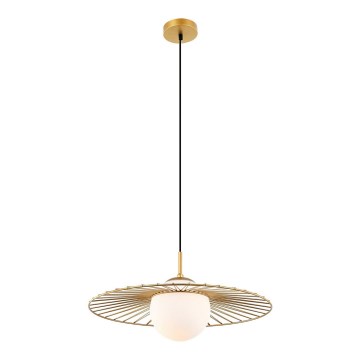 ITALUX - Chandelier on a string SALLY 1xE27/40W/230V gold