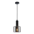 ITALUX - Chandelier on a string SANTIA 1xE27/40W/230V black