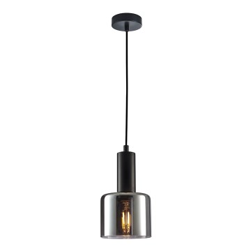 ITALUX - Chandelier on a string SANTIA 1xE27/40W/230V black