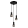 ITALUX - Chandelier on a string SANTIA 3xE27/40W/230V black