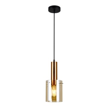 ITALUX - Chandelier on a string SARDO 1xE27/40W/230V black/brass