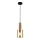 ITALUX - Chandelier on a string SARDO 1xE27/40W/230V black/brass