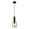 ITALUX - Chandelier on a string SARDO 1xE27/40W/230V black/gold