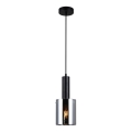 ITALUX - Chandelier on a string SARDO 1xE27/40W/230V black