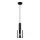 ITALUX - Chandelier on a string SARDO 1xE27/40W/230V black