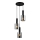 ITALUX - Chandelier on a string SARDO 3xE7/40W/230V black