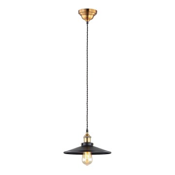 ITALUX - Chandelier on a string VERDA 1xE27/40W/230V d. 26 cm black