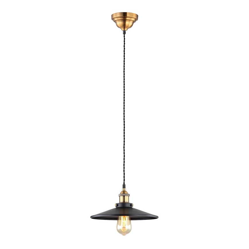 ITALUX - Chandelier on a string VERDA 1xE27/40W/230V d. 26 cm black