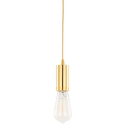 ITALUX - Chandelier on a string MODERNA 1xE27/60W/230V gold