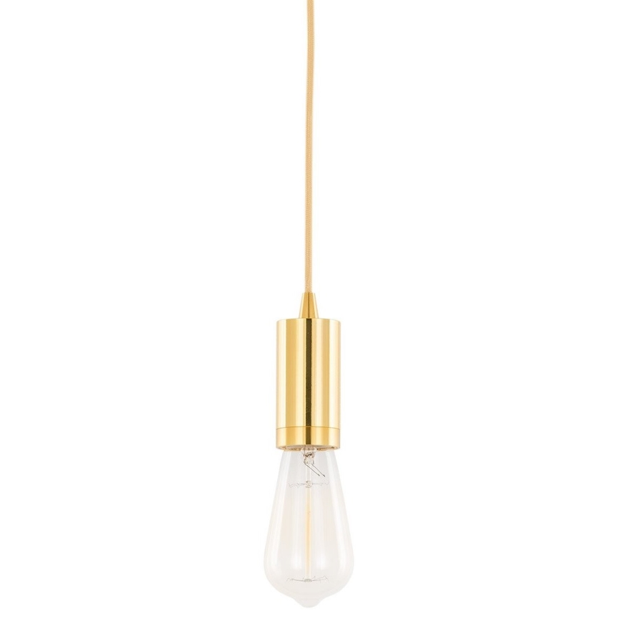 ITALUX - Chandelier on a string MODERNA 1xE27/60W/230V gold