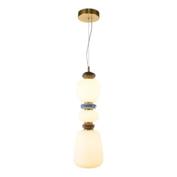 ITALUX - EVANS LED Pendant Light on Cable LED/19W/230V 3000K gold/blue/brown